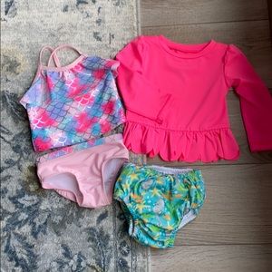 Baby girl Swim suit set 👙
